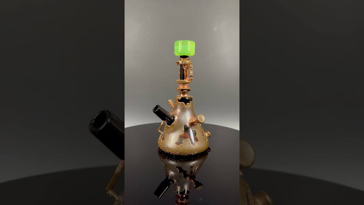Snic Barnes Glass - Copper Electroformed Glass Heady Glass Dab Rig