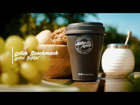 Der Müller & Egerer Mehrwegbecher