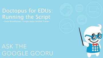 [Pre Add-ons version] Doctopus for EDUs: Running the Script
