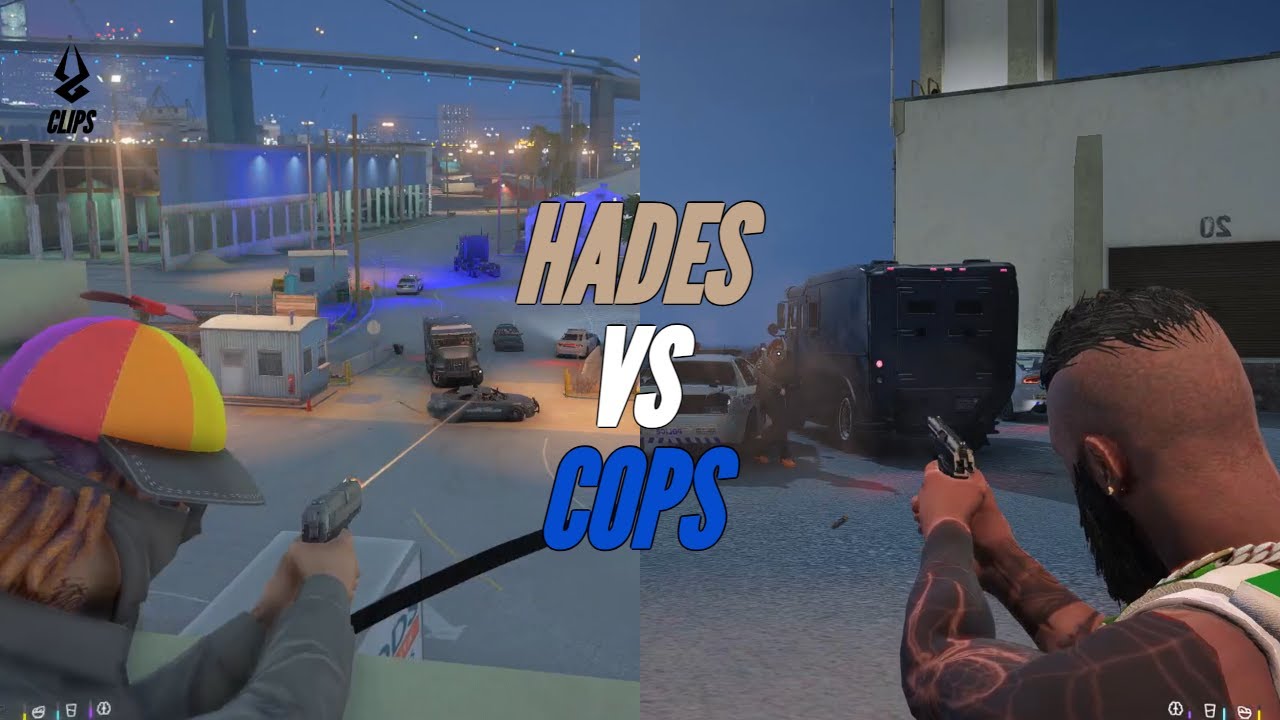 HADES VS COPS at Dodo Docks | Multi-POVs | Prodigy RP