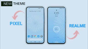 Stock Android AOSP theme for Realme and Oppo device.