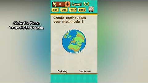 Mr Brain Level 60 Create earthquakes over magnitude 5
