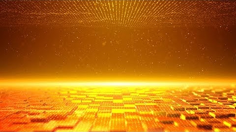 Golden Cube Particles Background Stock Motion Graphics