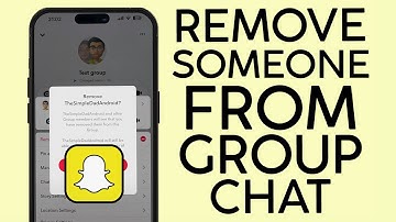 How to Remove Someone from Group chat on Snapchat (2023)