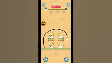 Doge Rescue Game 🐶 | Draw To Save | Level 11 - 15 Gameplay Walkthrough 🎮🔥 #shorts #dogrescue #games