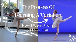 The Process of Learning a Ballet Variation!