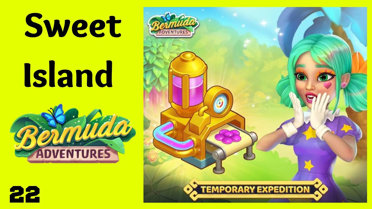 Bermuda Adventure Map 22 - Sweet Island Walkthrough