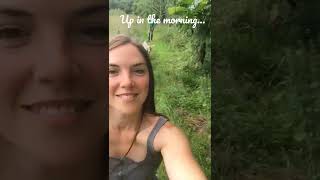 #shorts GOAT WALKS: Simple living with goats on our permaculture farm