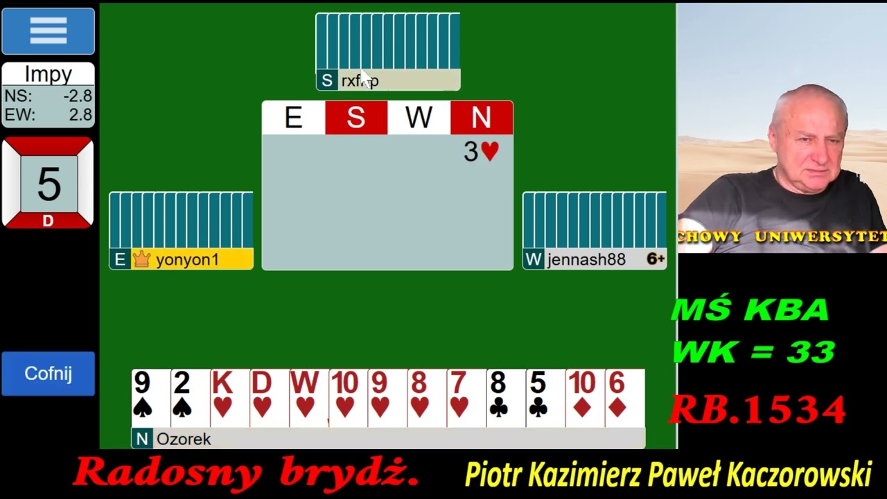 Radosny Brydż RB.1534