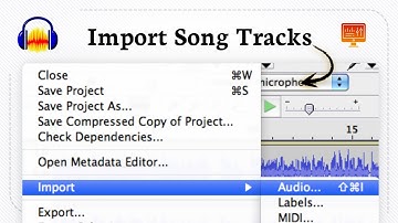 Muziek toevoegen aan Audacity (Audio Loaded)