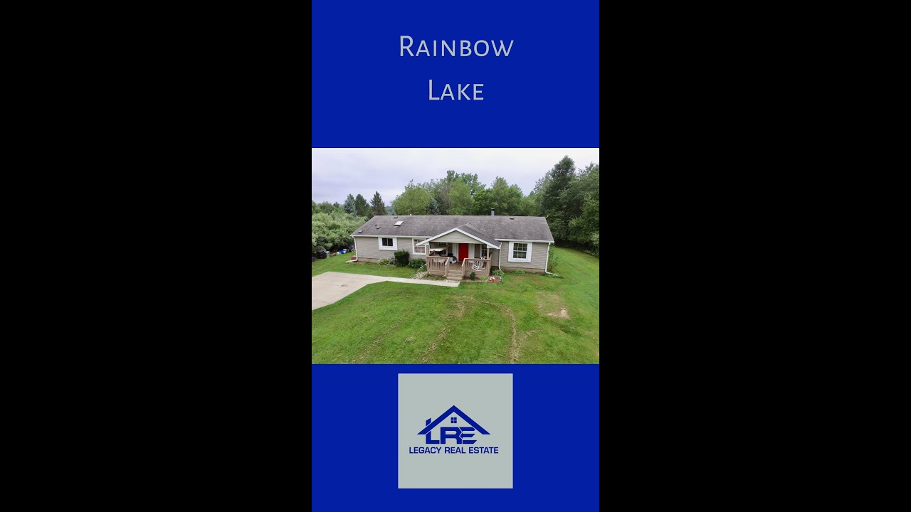 Rainbow Lake Home with Lake Access
