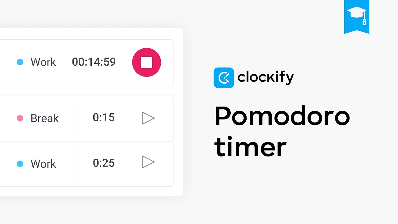 Minuteur Pomodoro gratuit - Clockify™