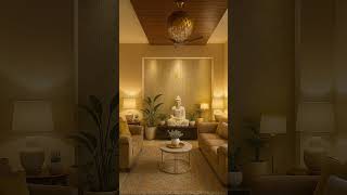 Peaceful Living Room Vibes Buddha Decor Inspiration
