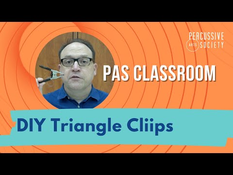 DIY Triangle Clips with Ryan Lewis from the PAS Classroom