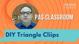 DIY Triangle Clips with Ryan Lewis from the PAS Classroom