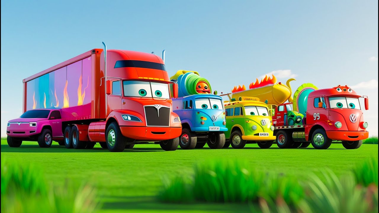 TRANSPORTING ALL POLICE CARS, AMBULANCE, FIRE TRUCK, COLORFUL CARS WITH TRUCK - FARMING SIMULATOR 25