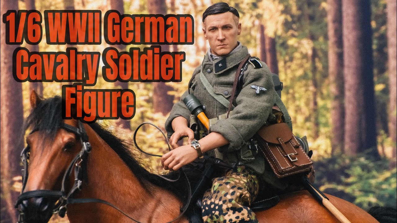 Realistic 1/6 WWII German Cavalry Soldier Figure | Historical