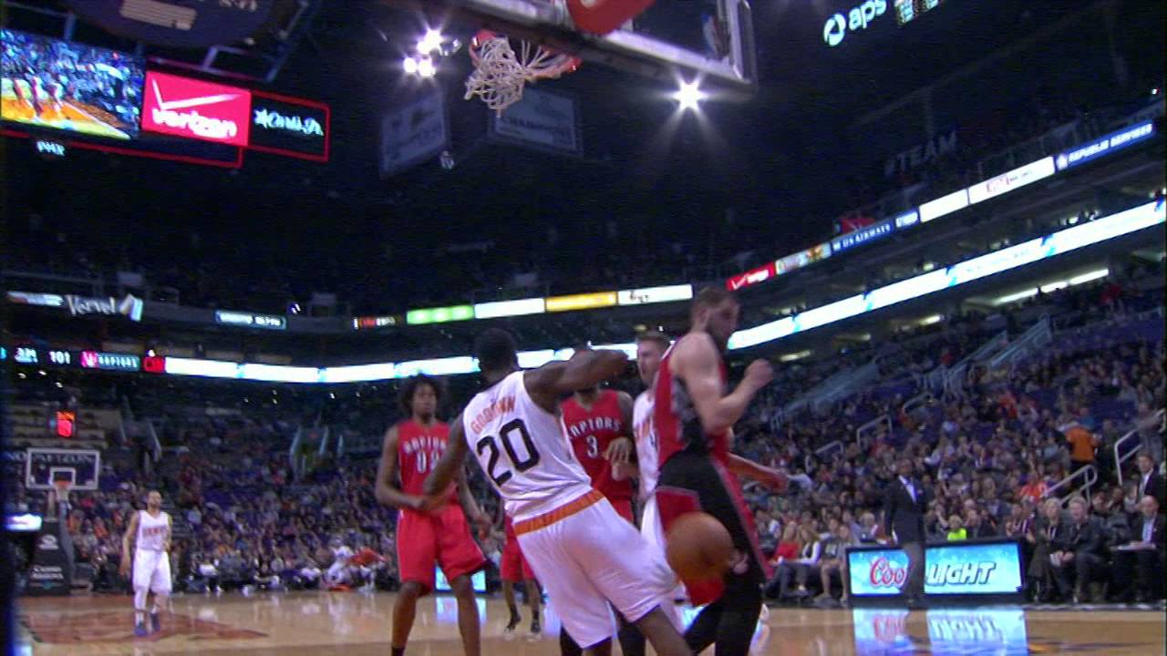 Archie Goodwin Flies Over Valanciunas for the Posterizing Smash