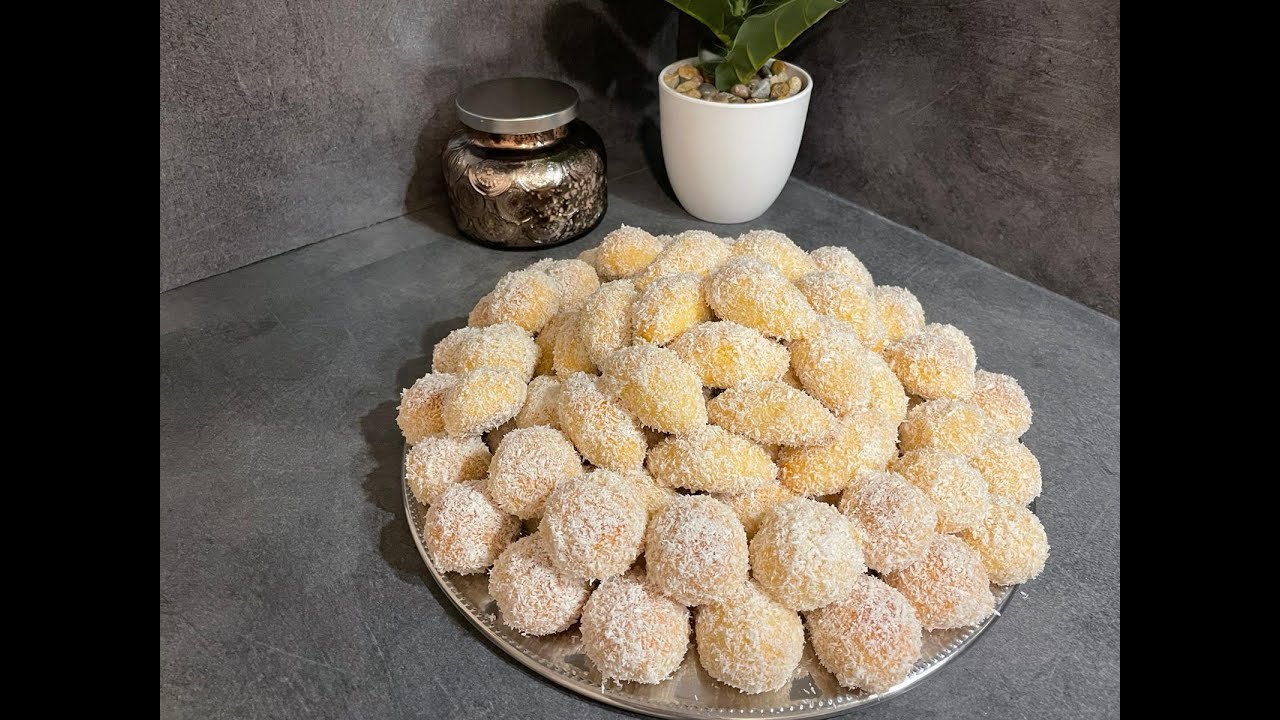 Recette Aid Gateau Marocain Noix De Coco Recettemarocain Youtube