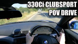 BMW 330Ci CLUBSPORT POV DRIVE!