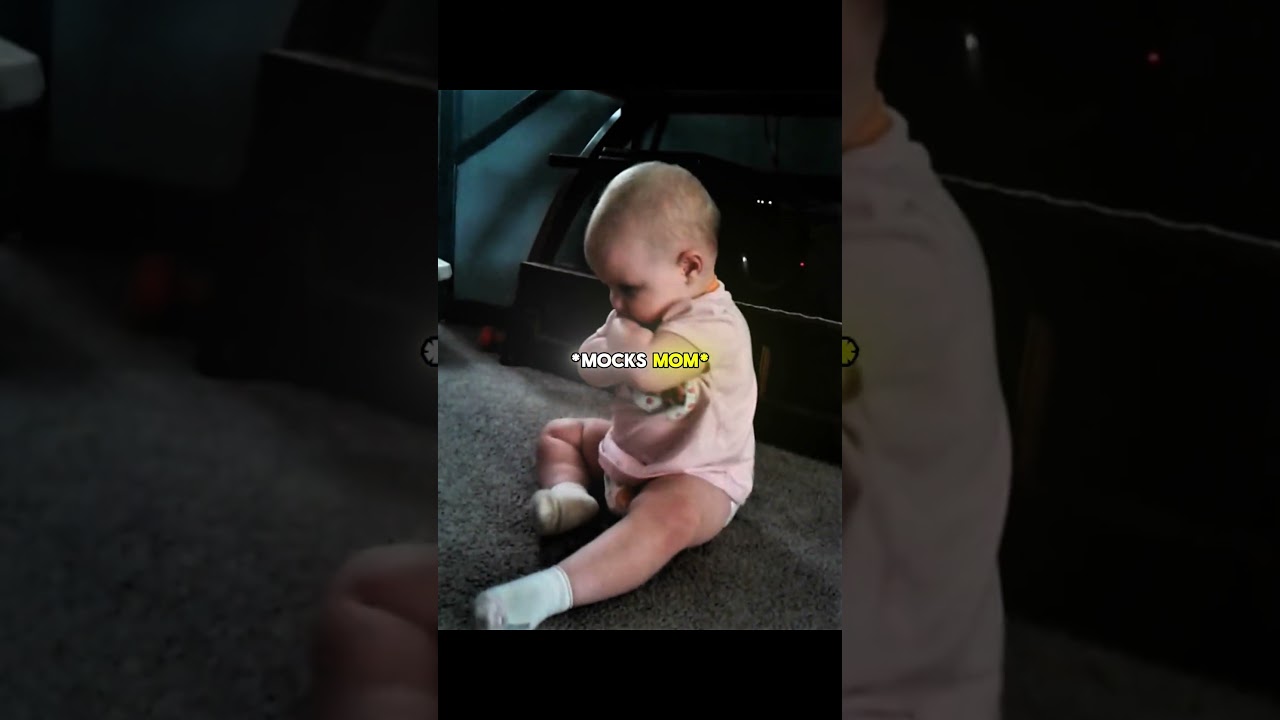 Эта малышка так разозлилась на свою маму 😂❤️