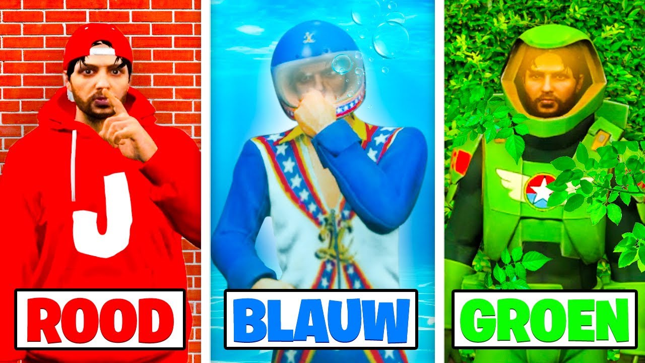 Verstoppertje In 1 Kleur In GTA!