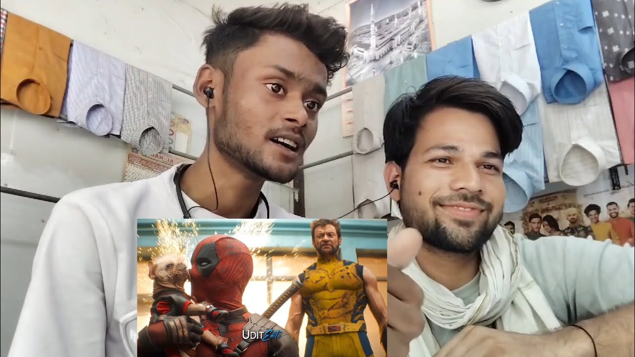 Deadpool vs Wolverine Funny Reaction Video 🤡 || credit by. Udit Edit