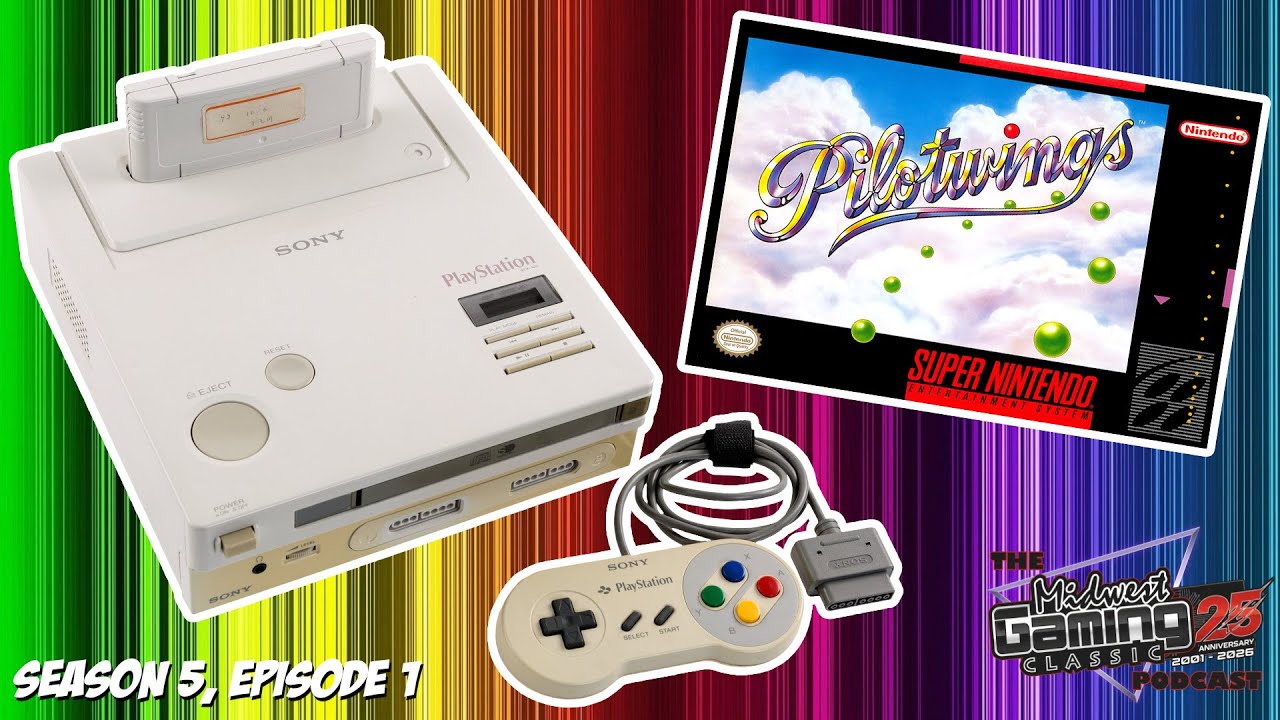 (S5, E1) The Nintendo Playstation Returns & The SNES Game Pilotwings is Discussed | the MGC Podcast