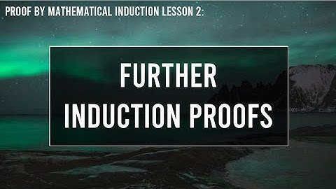 Further Induction Proofs | HSC Extension 1 Mathematics