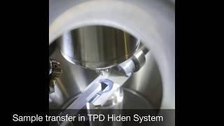 Sample Transfer in TPD (Thermal Programed Desorption) HIDEN System