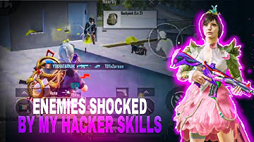 llENEMIES SHOCKED BY MY HACKER GAMEPLAY ll 😈 #bgmi #pubgmobile #pubgm #jonathan #scout #pubgmontage 