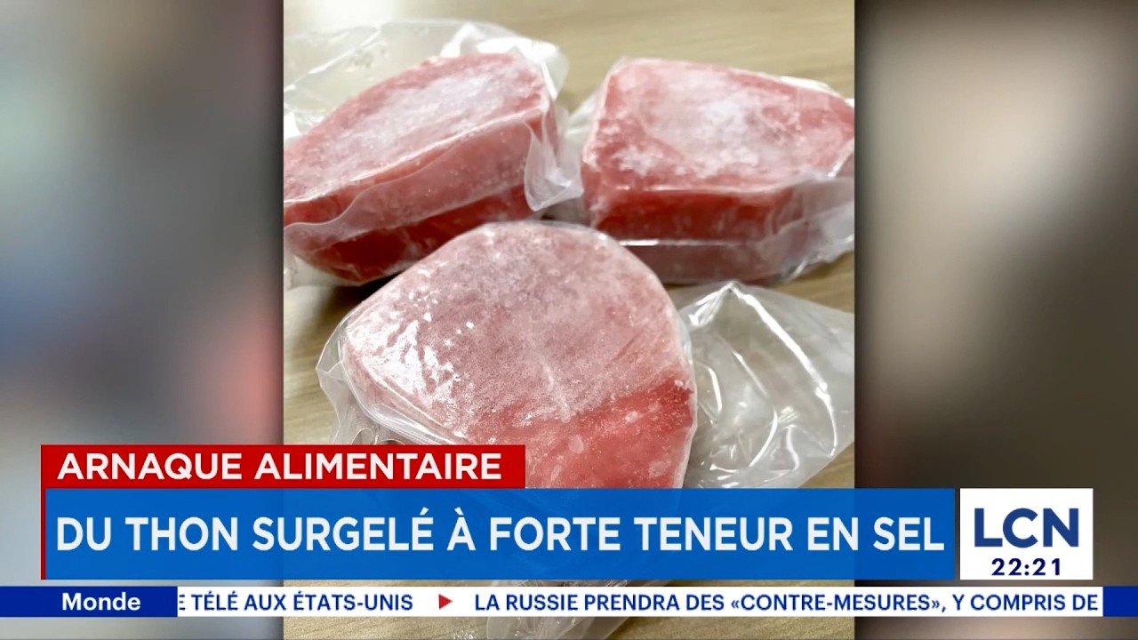 Arnaque alimentaire: du thon «trafiqué» vendu avec 23 fois plus de sel