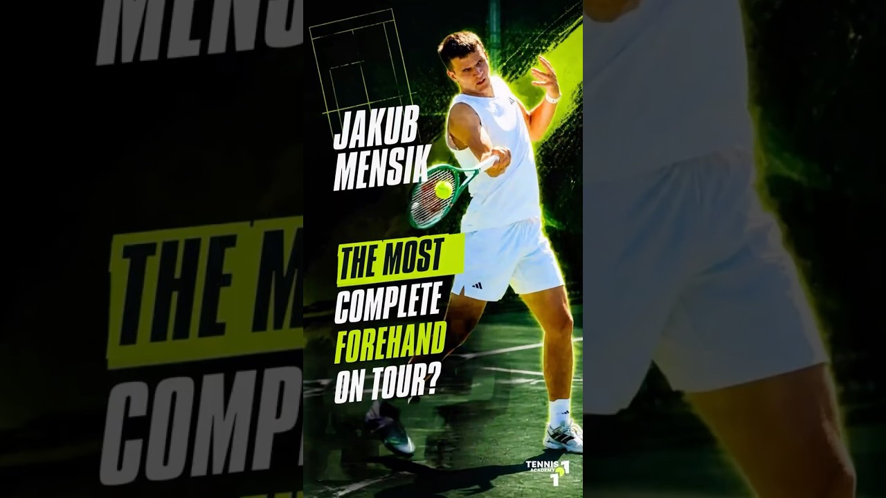 JAKUB MENŠÍK THE MOST COMPLETE FOREHAND ON TOUR? #shorts