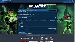 DCUO US PS/PC Server Downtime - April 7, 2020 ( 4 hours downtime- Test Server anyone?)