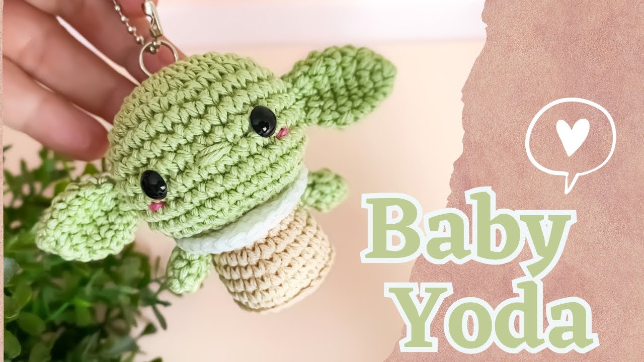 BABY YODA DE AMIGURUMI - Rápido e Fácil de Fazer!