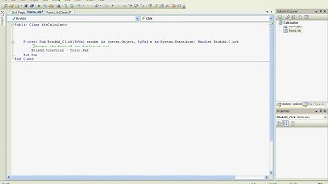 Changing properties of controls using code in VB2008