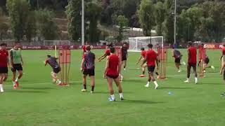 Ejercicio De Velocidad Del As Roma En Sesión Md-1