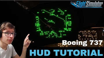 MSFS2020 PMDG 737 HUD TUTORIAL/GUIDE | Heads Up Display BASICS