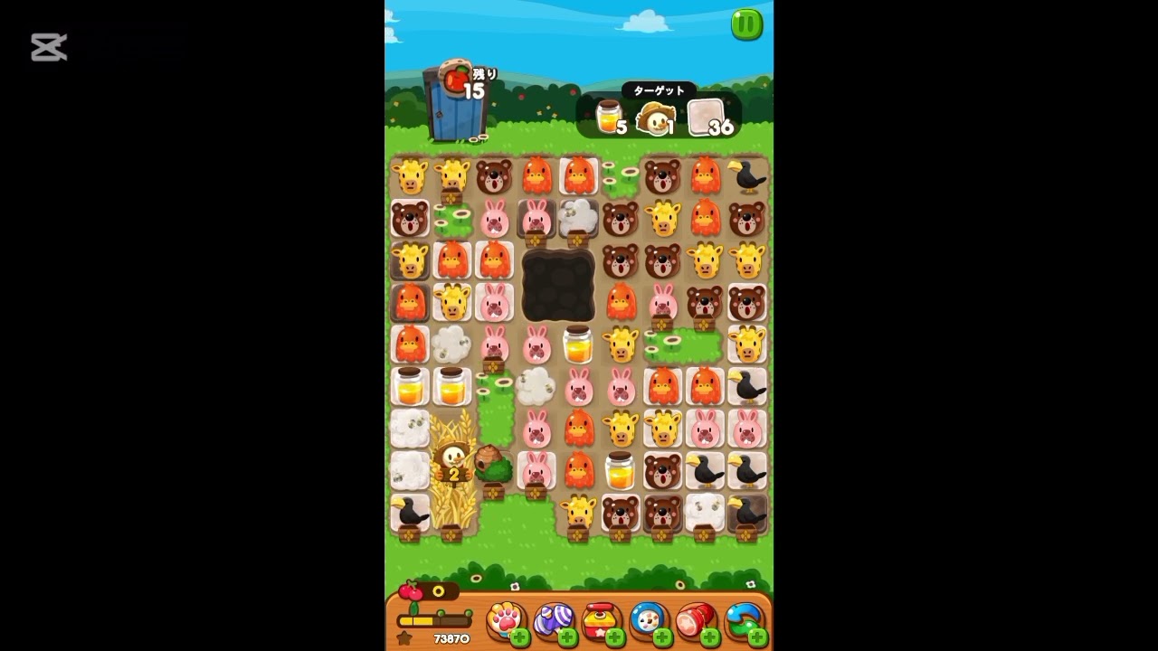 攻略 LINEポコポコ 3568クリア！ CM見ての3ターン&ダイヤ使用で3