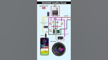 TDA2030 ic amplifier | Audio amplifier circuit #shorts #diy #circuit