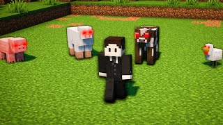 MINECRAFT, mas TODO mob é AGRESSIVO!