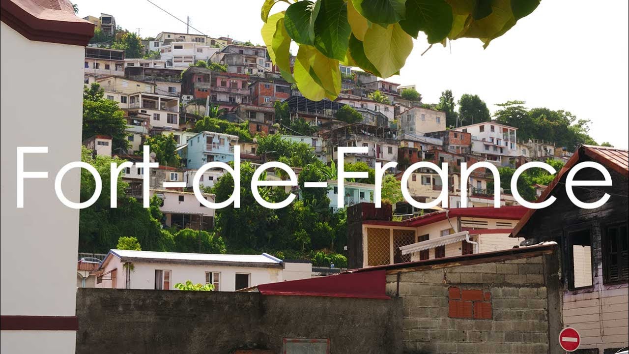Fort-de-France Walking Tour, Martinique - 4K UHD - Virtual Trip