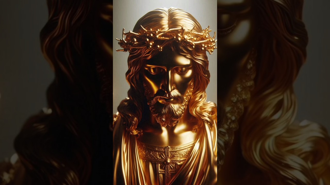 ✝️✝️♥️♥️ Gold Jesus