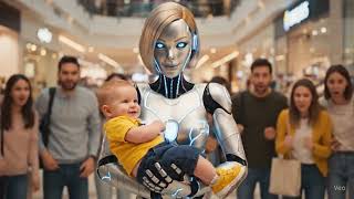 RoboNanny Saves Baby at Supermarket 🛒🤖👶 | Heartwarming Short Film