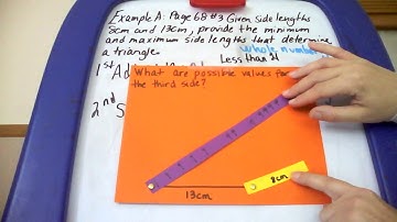 max and min side length of triangle A