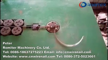 CNC Wire Forming Machine for Bucket Handle Making-Romiter Machinery