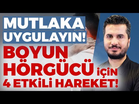 MUTLAKA UYGULAYIN! Boyun Hörgücü İçin 4 Etkili Hareket! | Zafer Aksungur