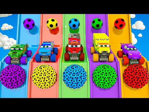 Surprise Egg + Baby Shark and more Fun songs | Mini Fire Truck, Monster Ambulance | Nursery Rhymes