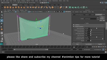 Autodesk Maya NCloth Tutorial Lesson 2 free SEO tools  https   bit ly 3pTDa0g