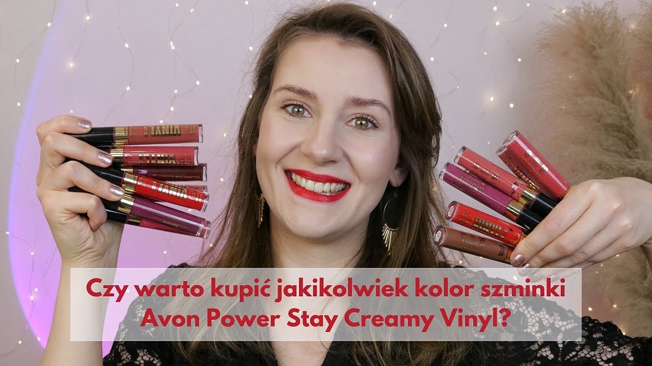 💄 NOWE, WINYLOWE I TRWAŁE SZMINKI POWER STAY AVON 💄 WSZYSTKIE ODCIENIE + OPINIA 💄